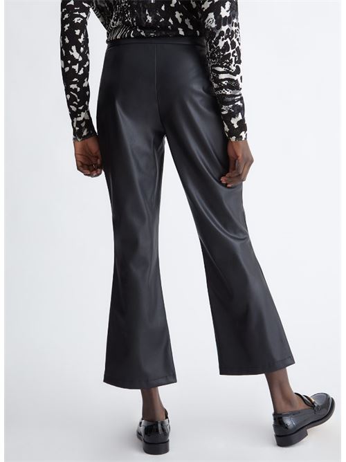 Flared trousers in coated fabric Liu Jo | WF3045E0392.22222